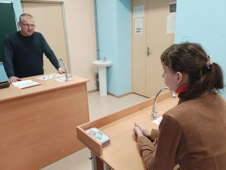 Профориентационная встреча с представителем техникума.